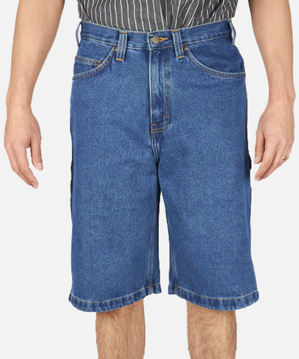 Ben Davis Men's Carpenter Shorts - Washed Denim