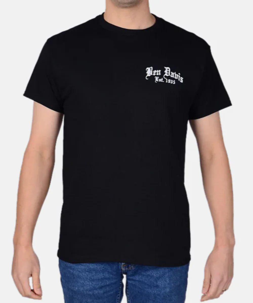 Ben Davis Men's Paisley Logo T-Shirt - Black - Image 2