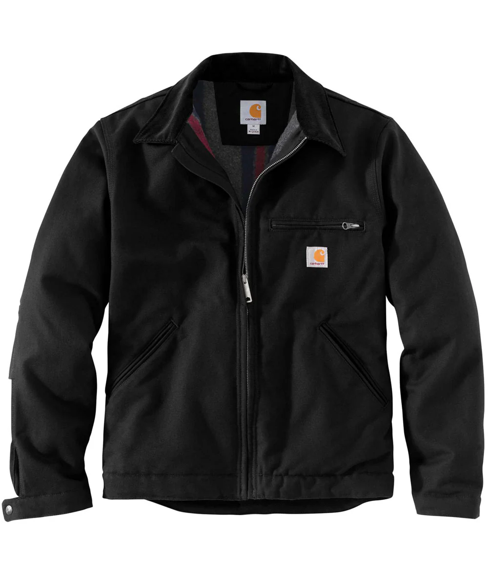 Carhartt Duck Detroit Jacket - Black - Image 5