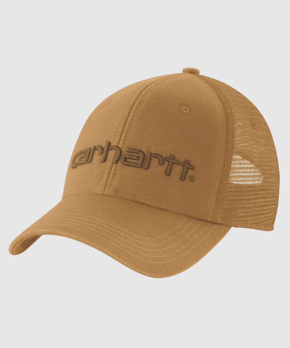 Carhartt Dunmore Mesh Back Logo Graphic Cap - Carhartt Brown