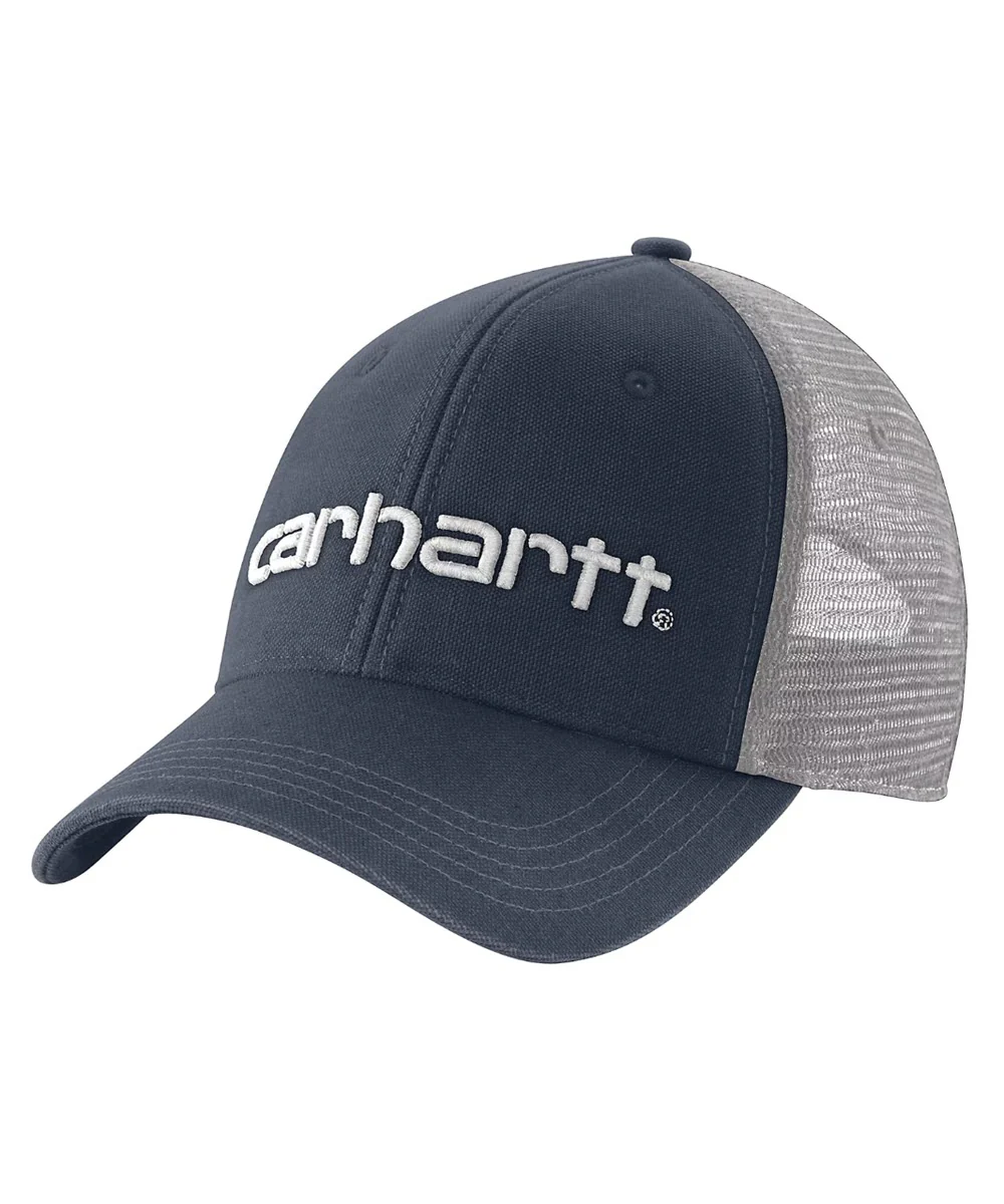 Carhartt Dunmore Mesh Back Logo Graphic Cap - Navy/White