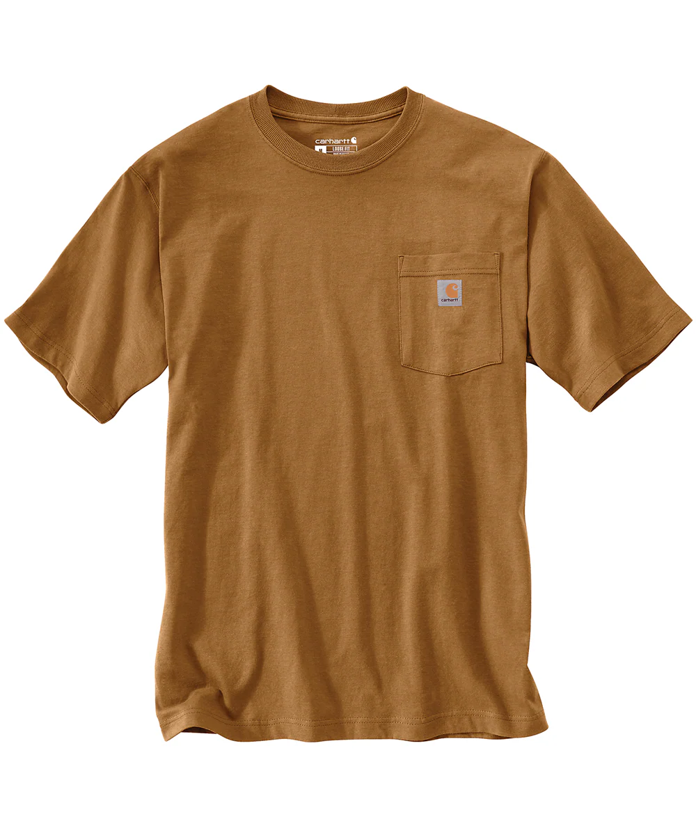 Carhartt K87 Workwear Pocket T-Shirt - Carhartt Brown - Image 2