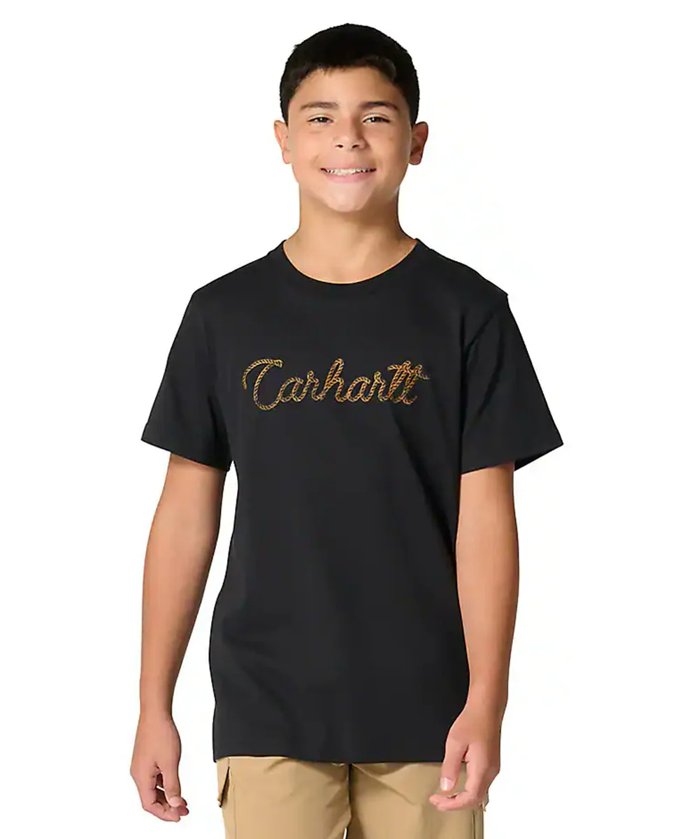 Carhartt Kids Short Sleeve Logo T-shirt - Black