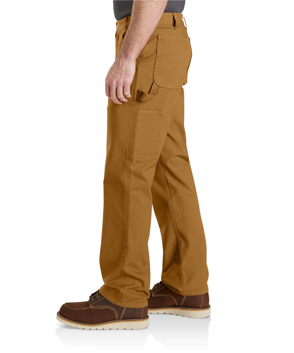 Carhartt Men’s Rugged Flex Relaxed Fit Duck Dungaree - Carhartt Brown - Image 3