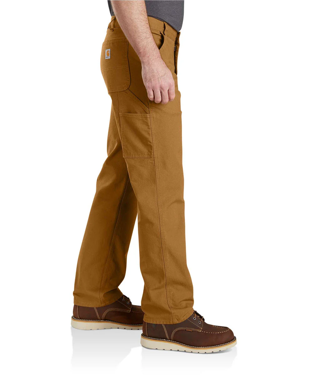 Carhartt Men’s Rugged Flex Relaxed Fit Duck Dungaree - Carhartt Brown - Image 4