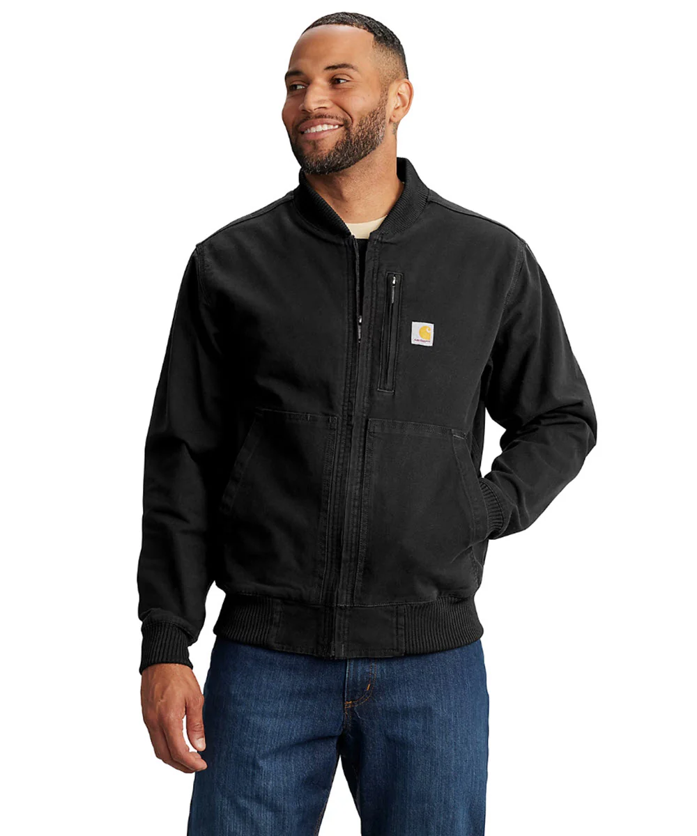 Carhartt Men's Duck Bomber Jacket - Black