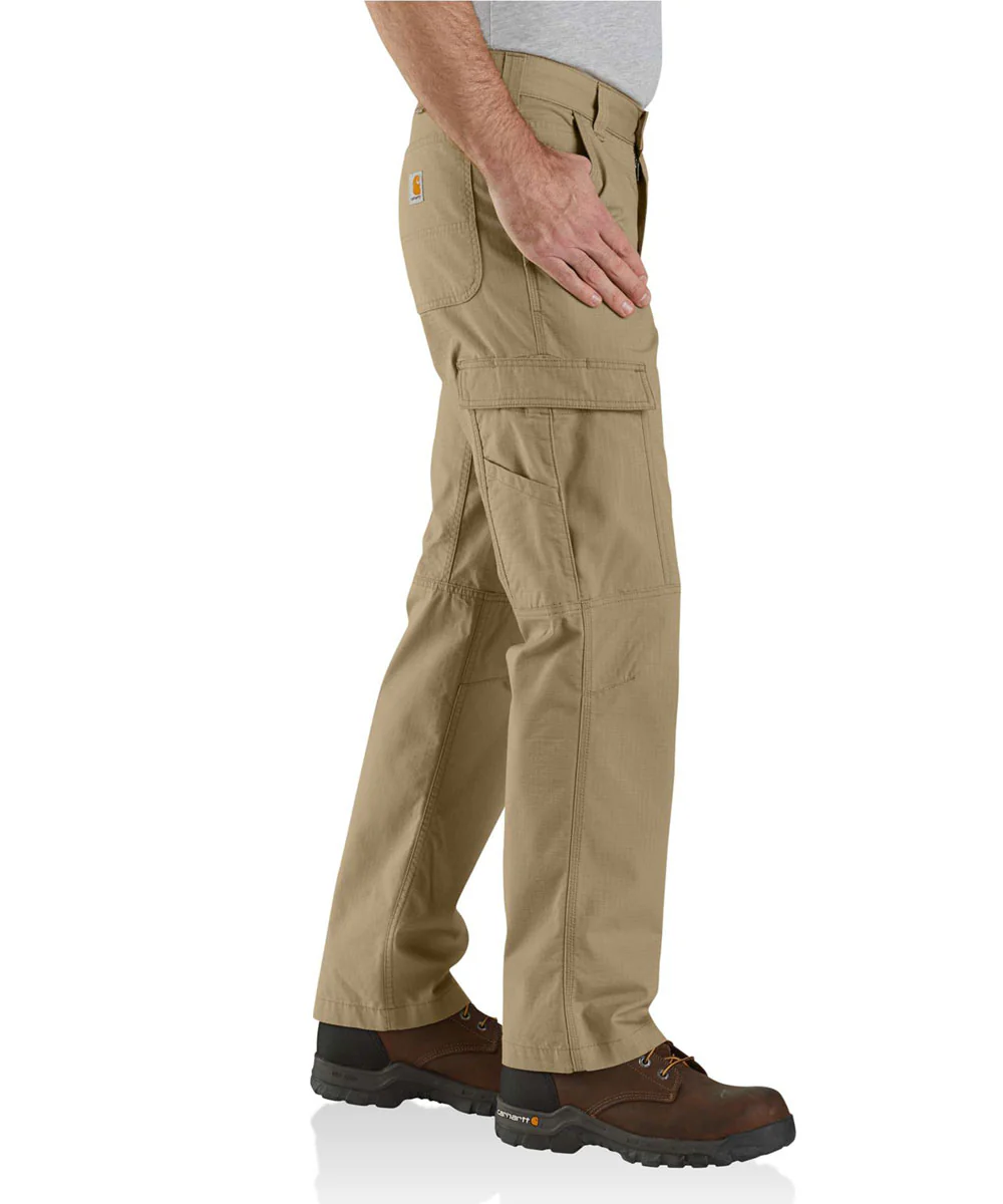 Carhartt Men's Force Relaxed Fit Ripstop Cargo Work Pant - Dark Khaki - Image 3