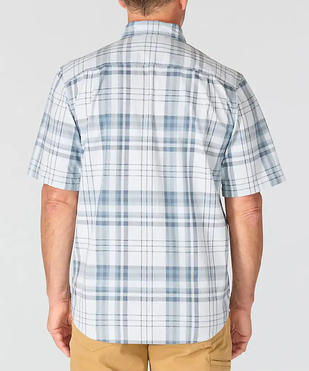 Carhartt Men's Fort Chambray Plaid Shirt - Blue Aura - Image 3