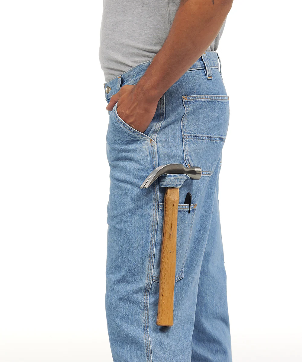 Carhartt Men's Loose Fit Carpenter Jeans - Cove - Image 7