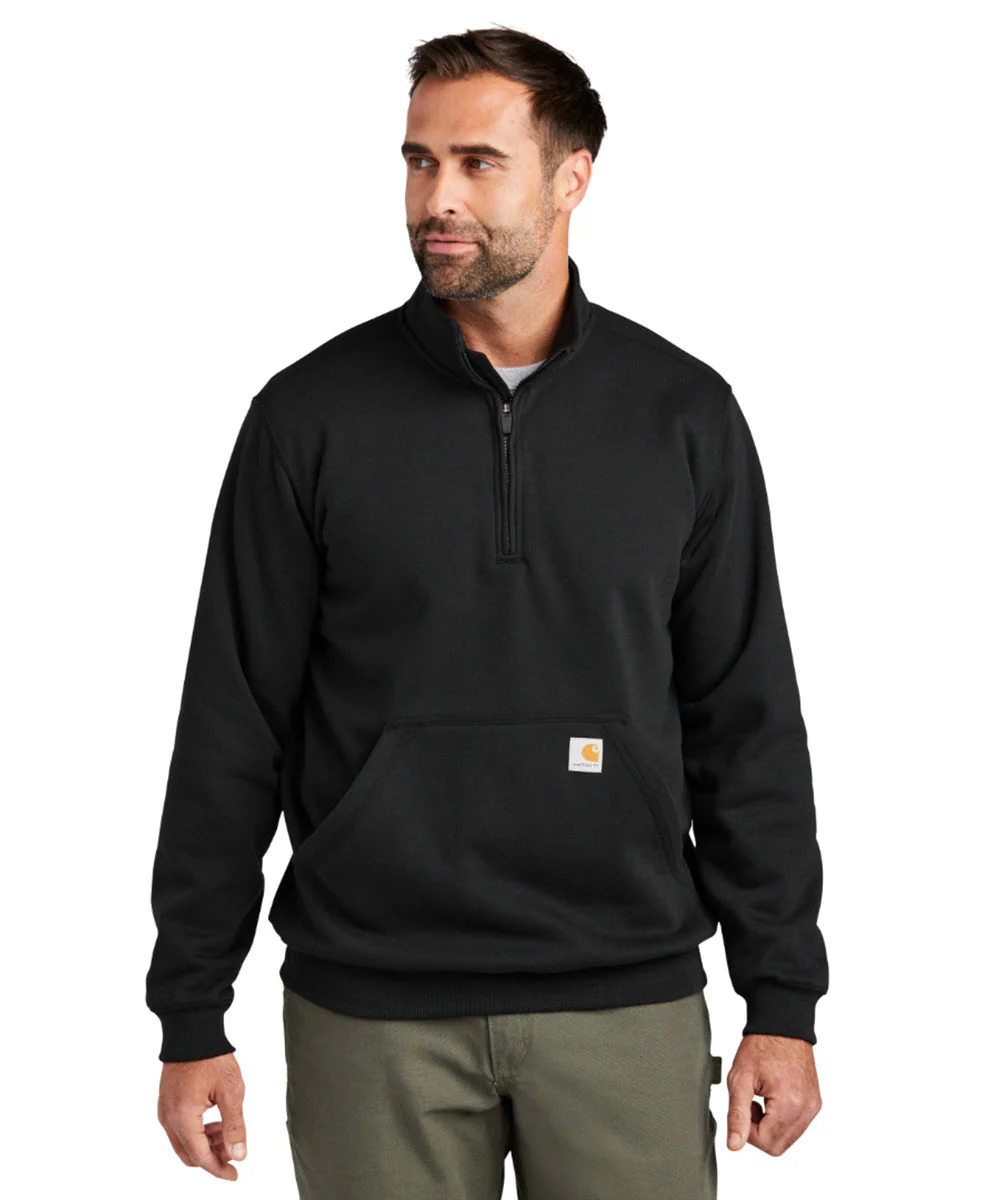 Carhartt Men's Midweight Quarter-Zip Sweatshirt - Black