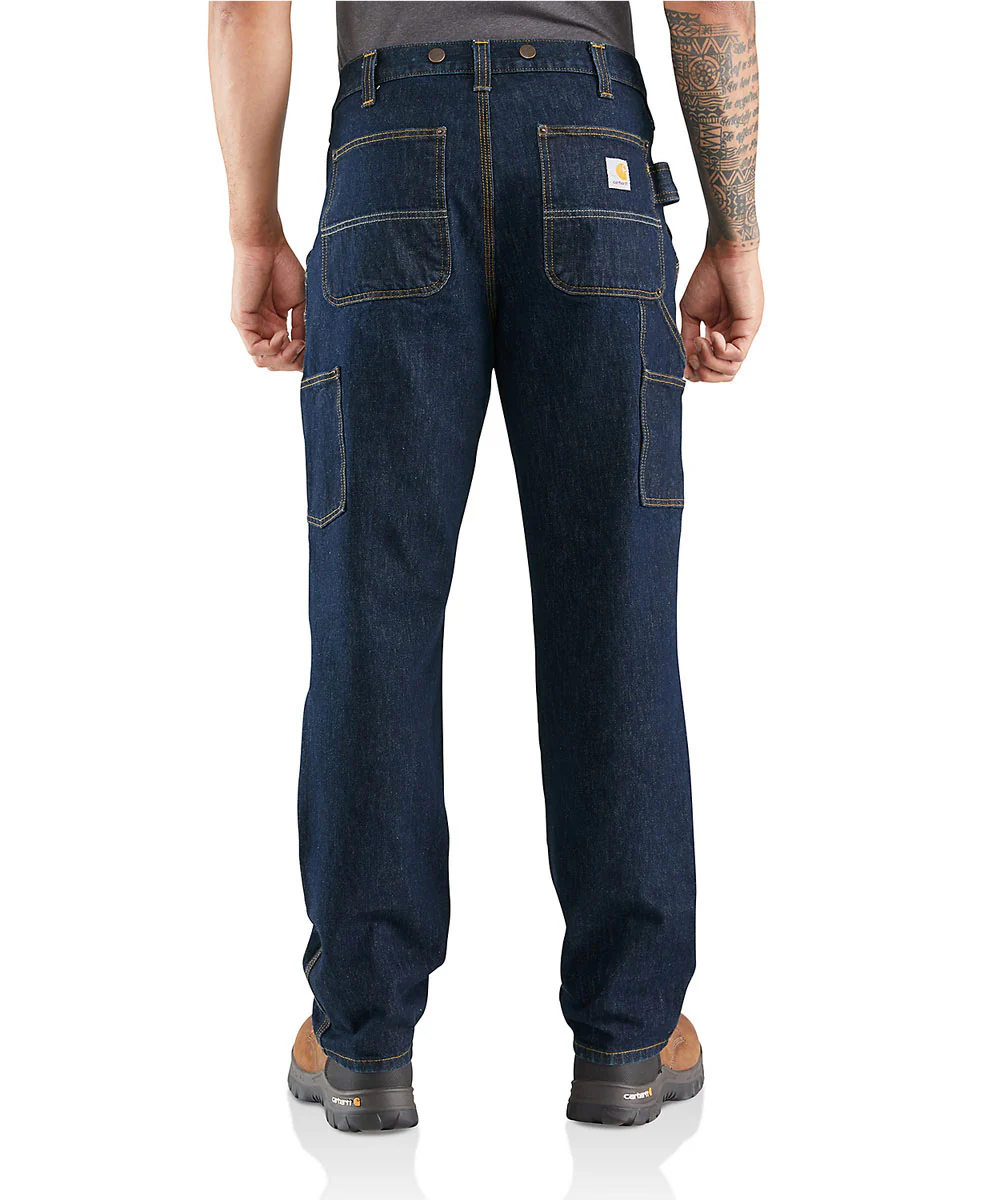 Carhartt Men's Rugged Flex Relaxed Fit Double Front Utility Logger Jeans - Image 2