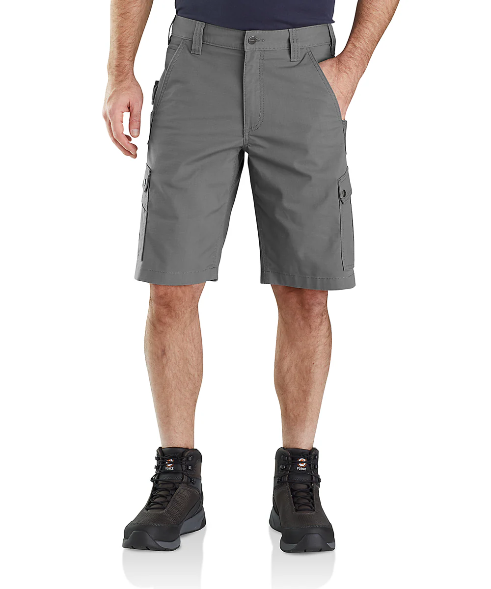 Carhartt Men's Rugged Flex Ripstop Cargo Shorts - Steel