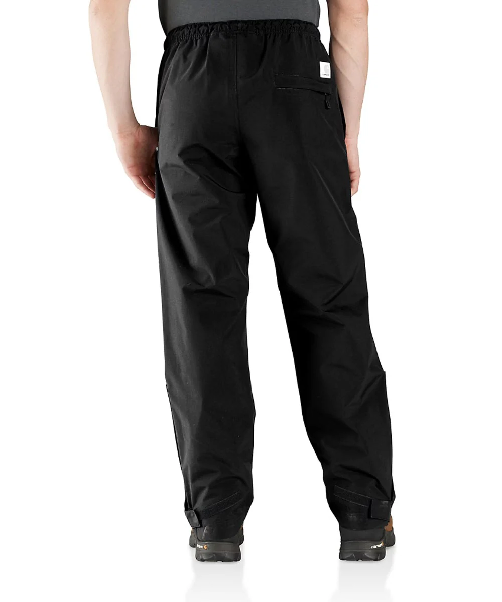 Carhartt Men's Storm Defender Relaxed Fit Rain Pants - Black - Image 3