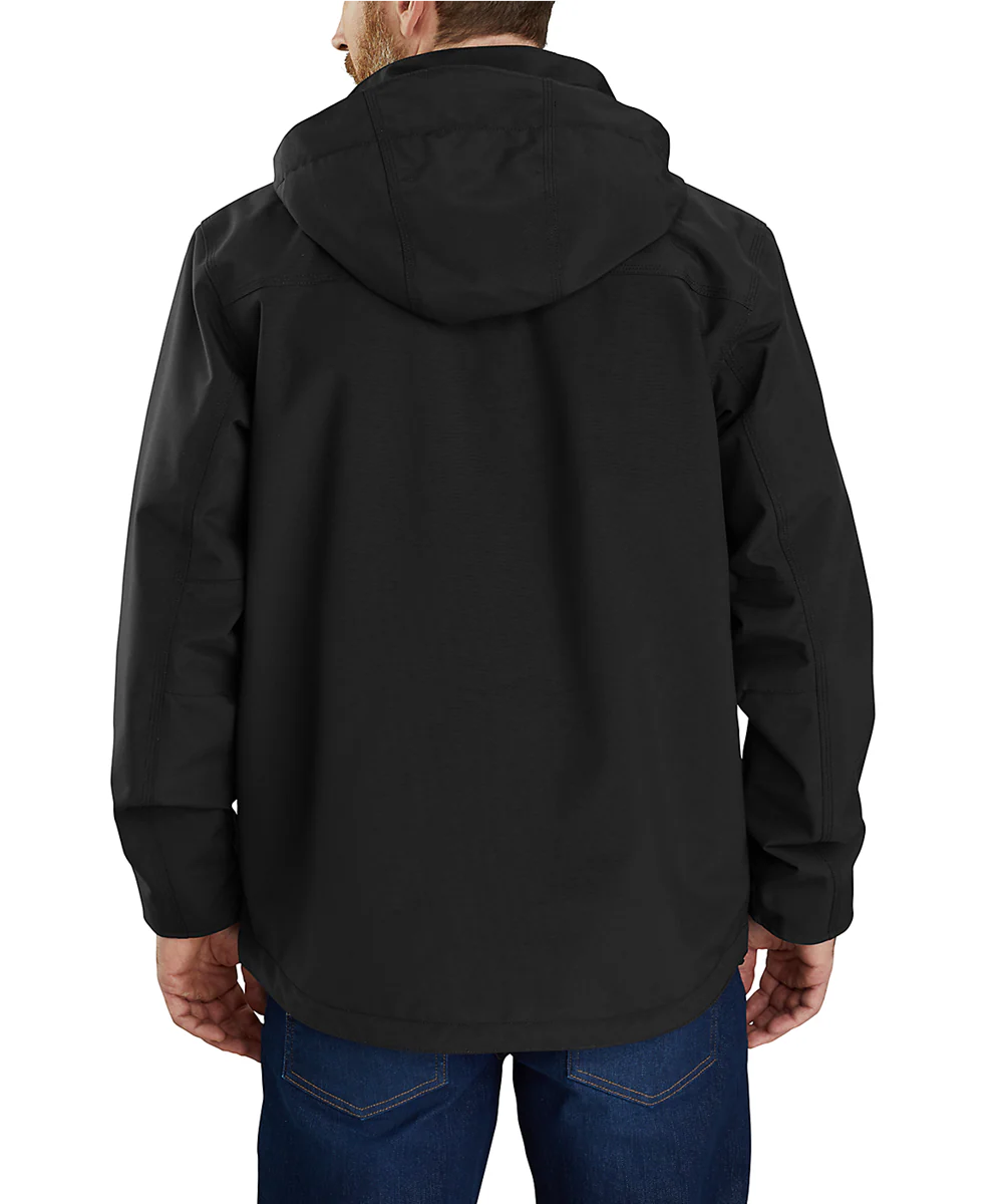 Carhartt Men's Waterproof Shoreline Jacket - Black - Image 4