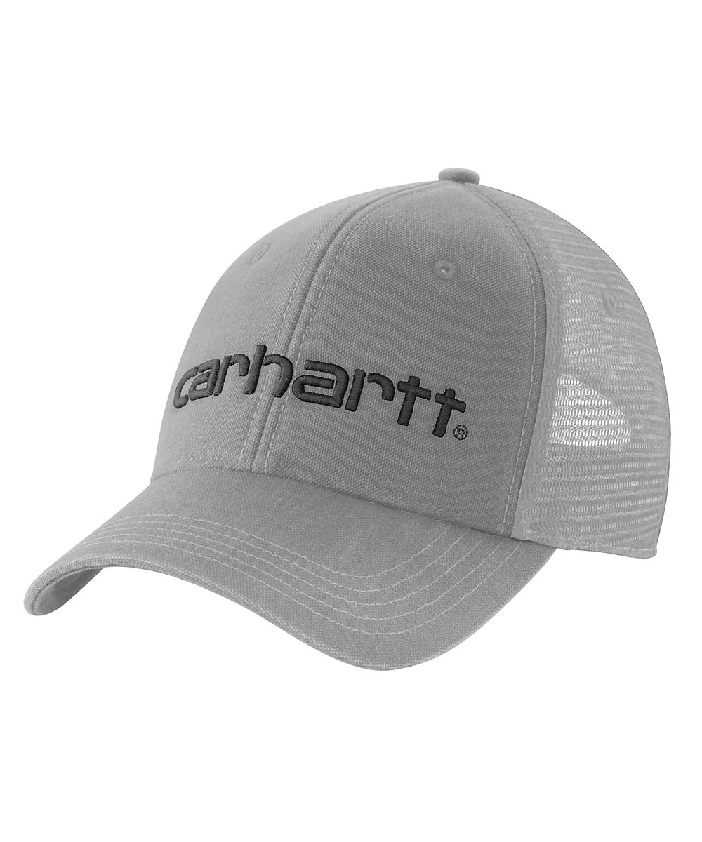 Carhartt Dunmore Mesh Back Logo Graphic Cap - Asphalt/Black