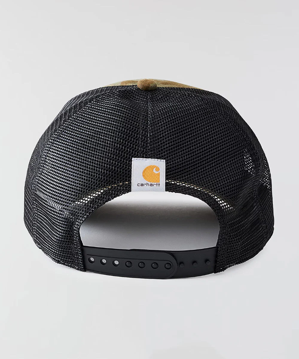 Carhartt Mesh Back Patch Cap - Army Green Camo - Image 2