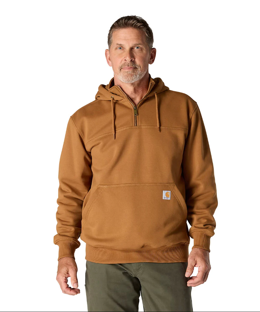 Carhartt Paxton Heavyweight Hooded 1/4-Zip Sweatshirt - Carhartt Brown
