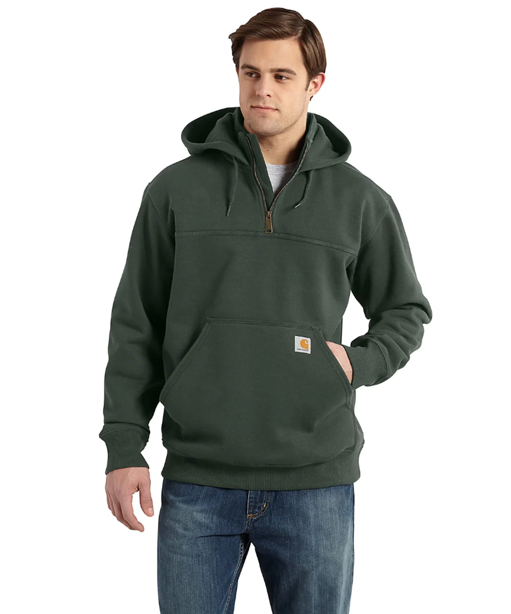 Carhartt Paxton Heavyweight Hooded 1/4-Zip Sweatshirt - Forestry Green