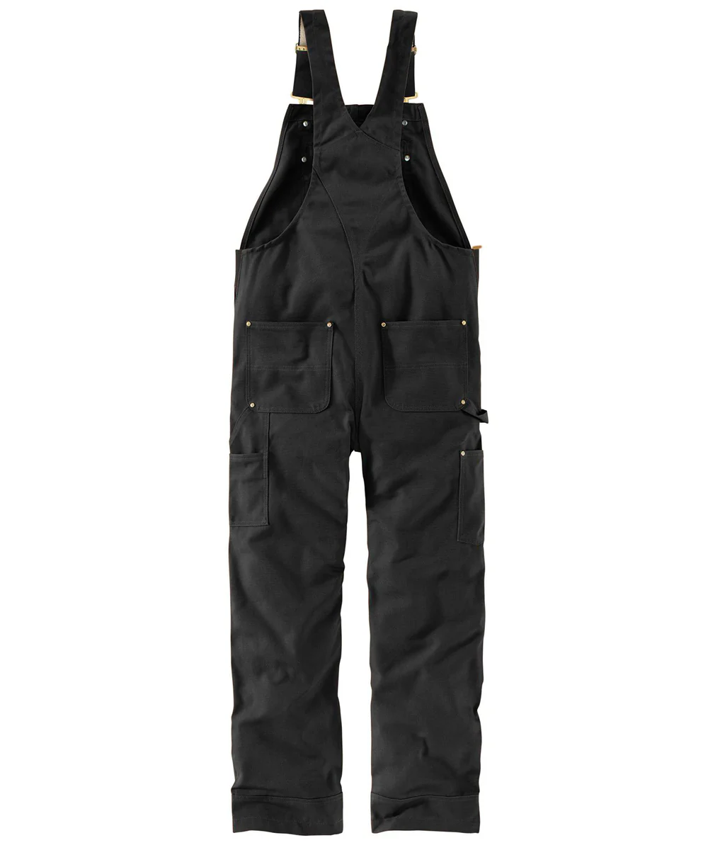 Carhartt R01 Duck Bib Overalls - Black - Image 3