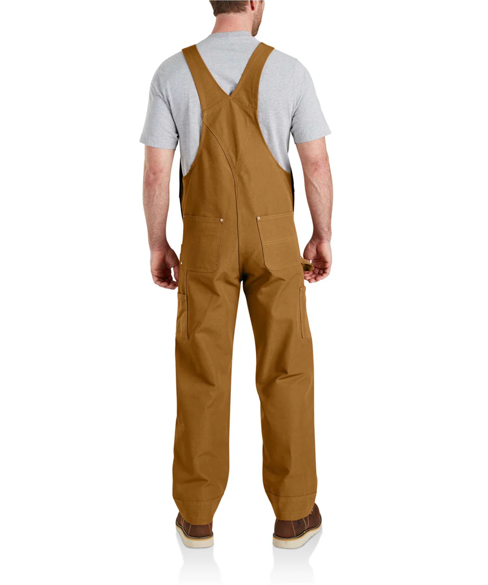 Carhartt R01 Duck Bib Overalls - Carhartt Brown - Image 2