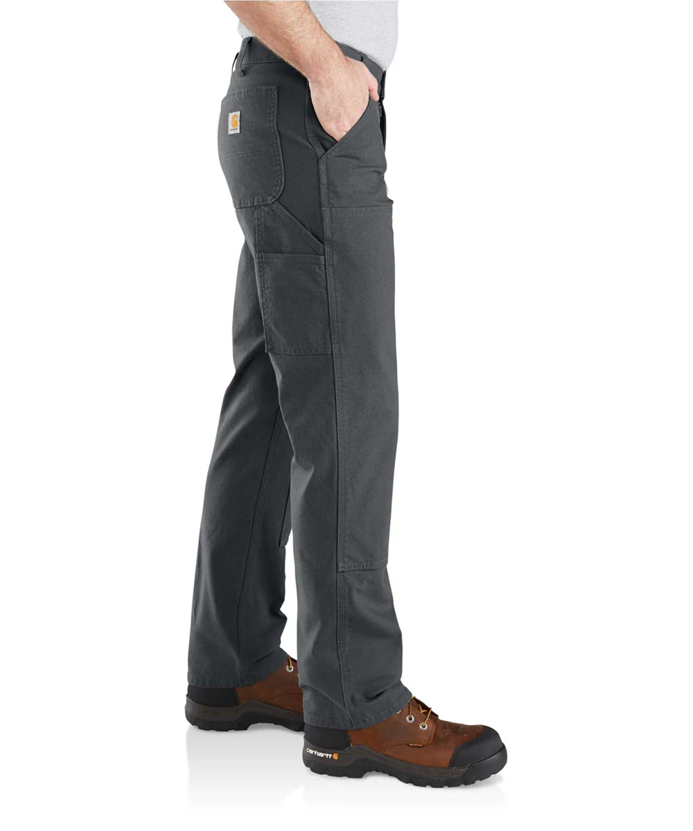 Carhartt Rugged Flex Relaxed Fit Double Front Dungaree - Shadow Grey - Image 3