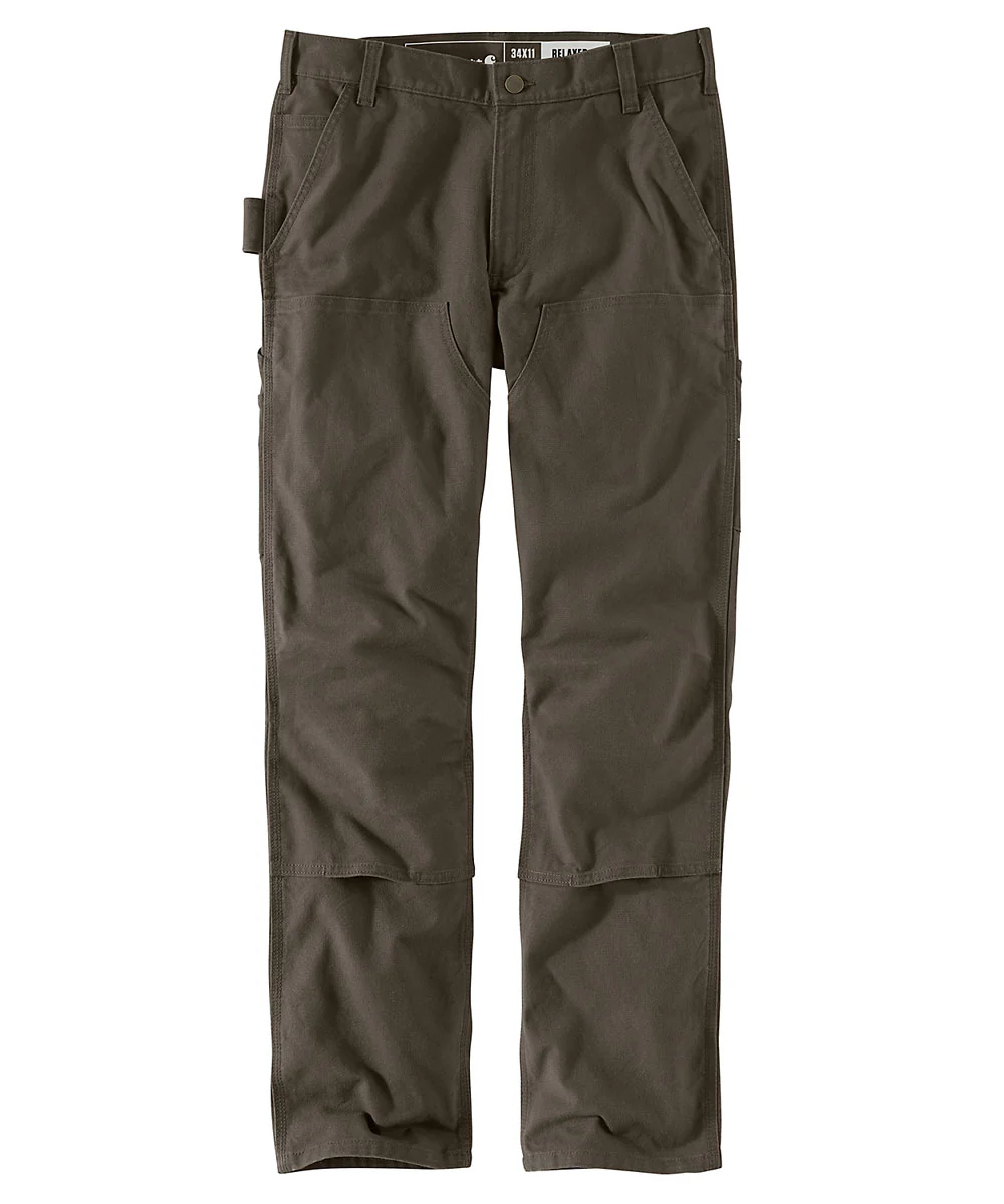 Carhartt Rugged Flex Relaxed Fit Double Front Dungaree - Tarmac - Image 3