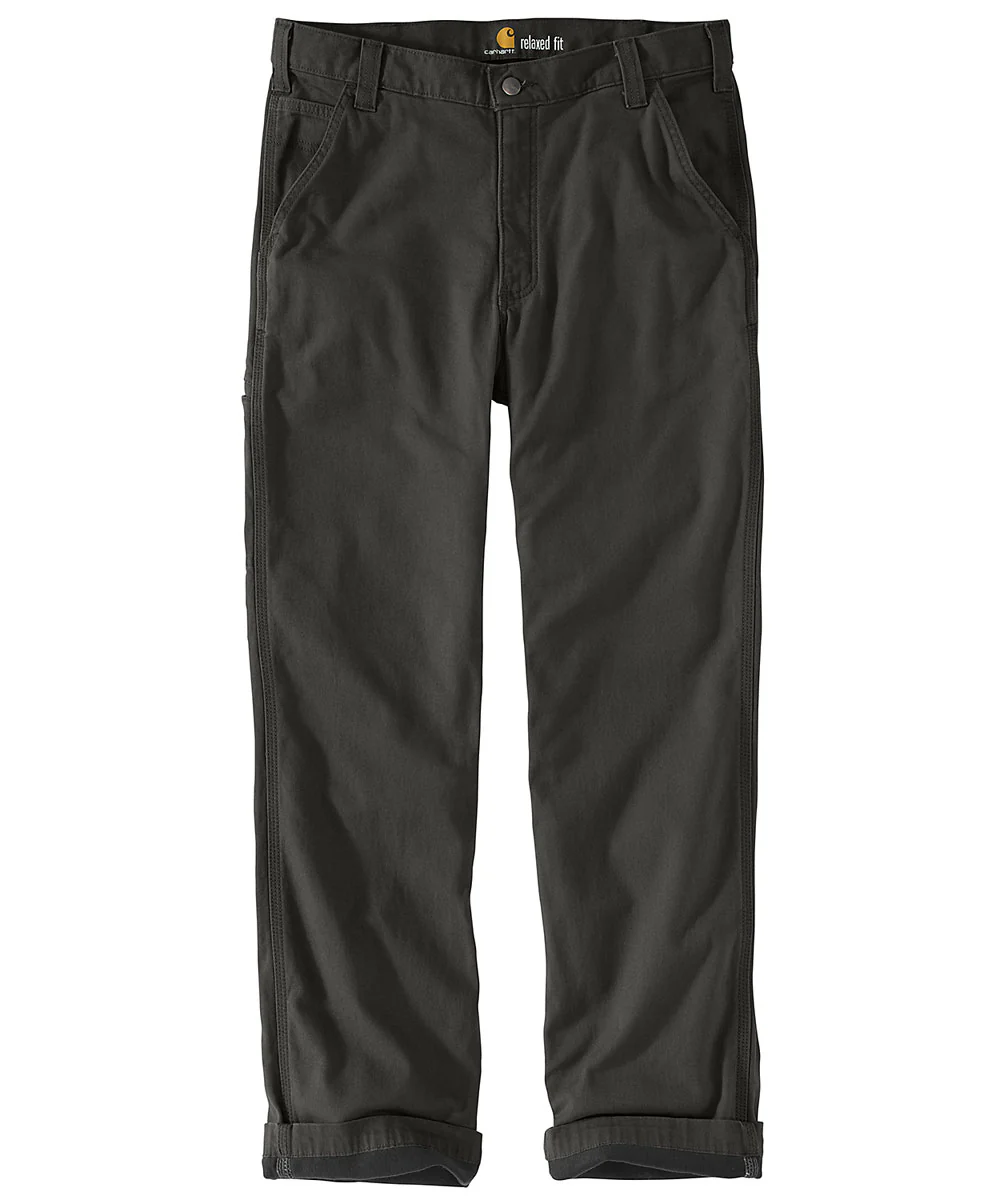 Carhartt Rugged Flex Rigby Dungaree Knit Lined Pant - Peat - Image 2
