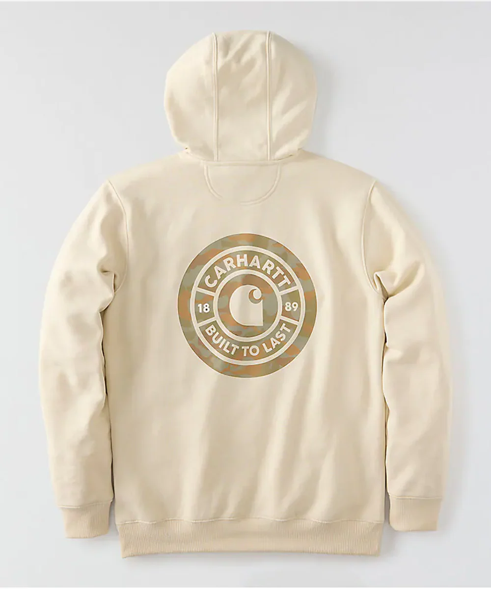 Carhartt Sawyer Camo Sweatshirt - Oat Milk - Image 2