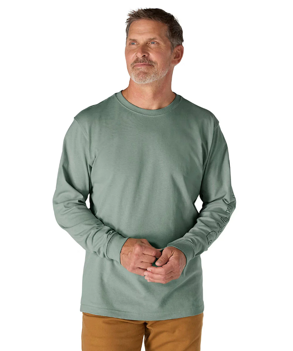 Carhartt Signature Sleeve Logo Long-Sleeve T-Shirt - Green Slate