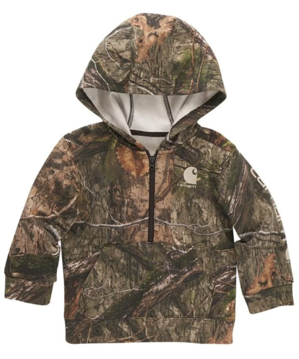 Carhartt Toddler Half-Zip Hoodie - Mossy Oak
