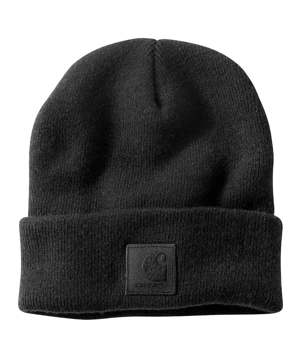 Carhartt Tonal Patch Beanie - Black