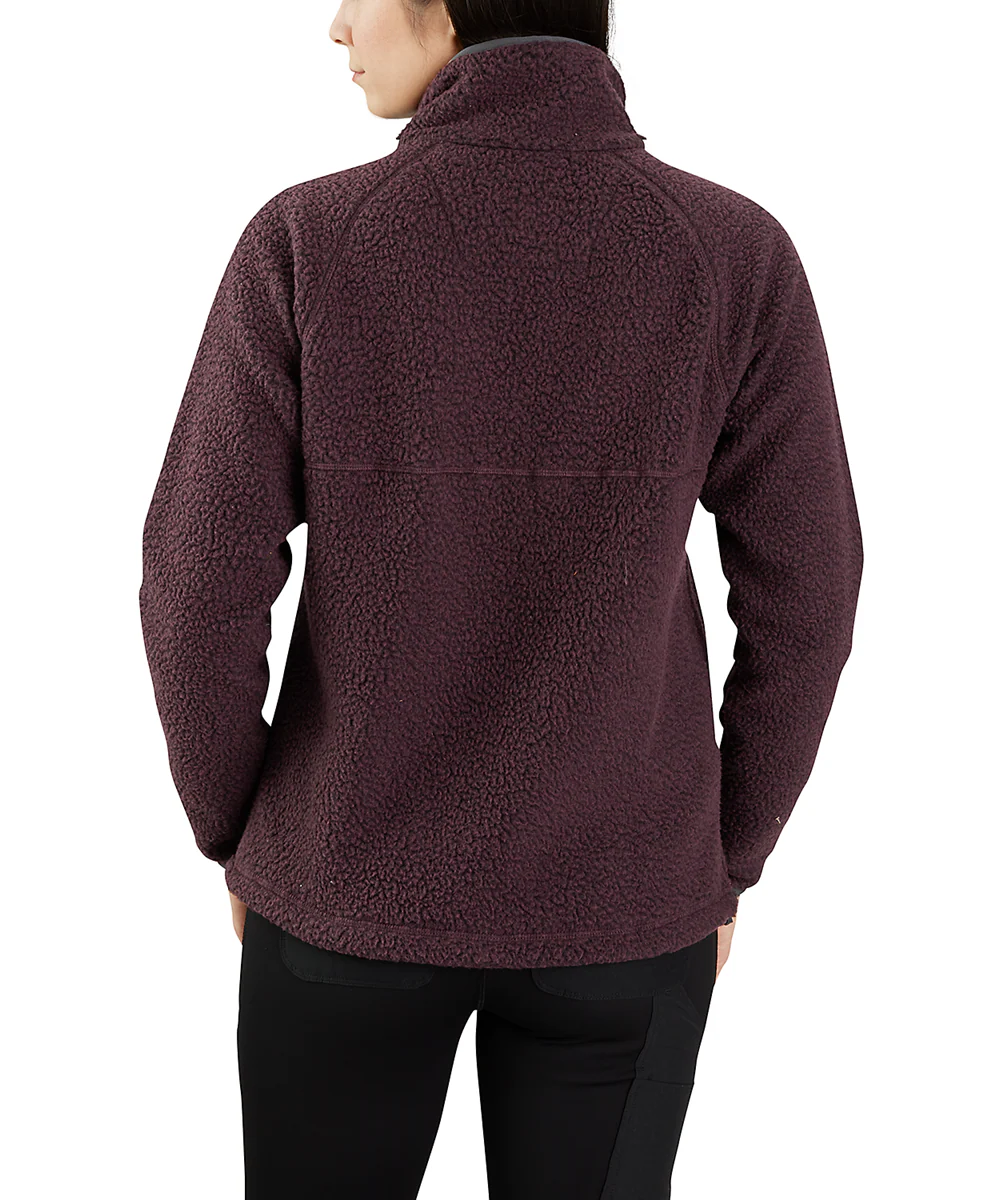 Carhartt Women's Fleece Pullover Jacket - Blackberry Heather - Image 2
