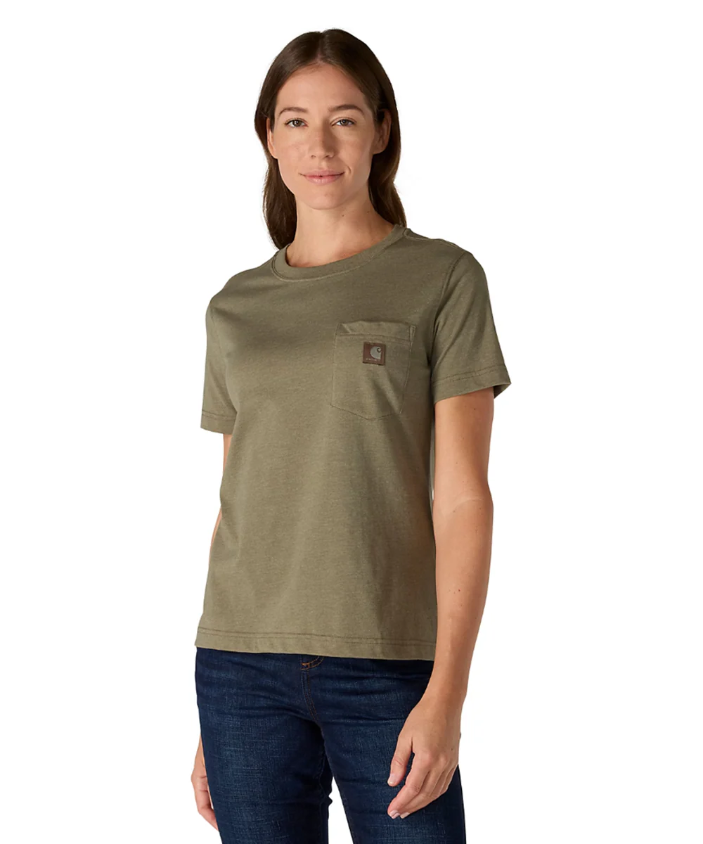 Carhartt Women's Irvine T-shirt - Dusty Olive Heather