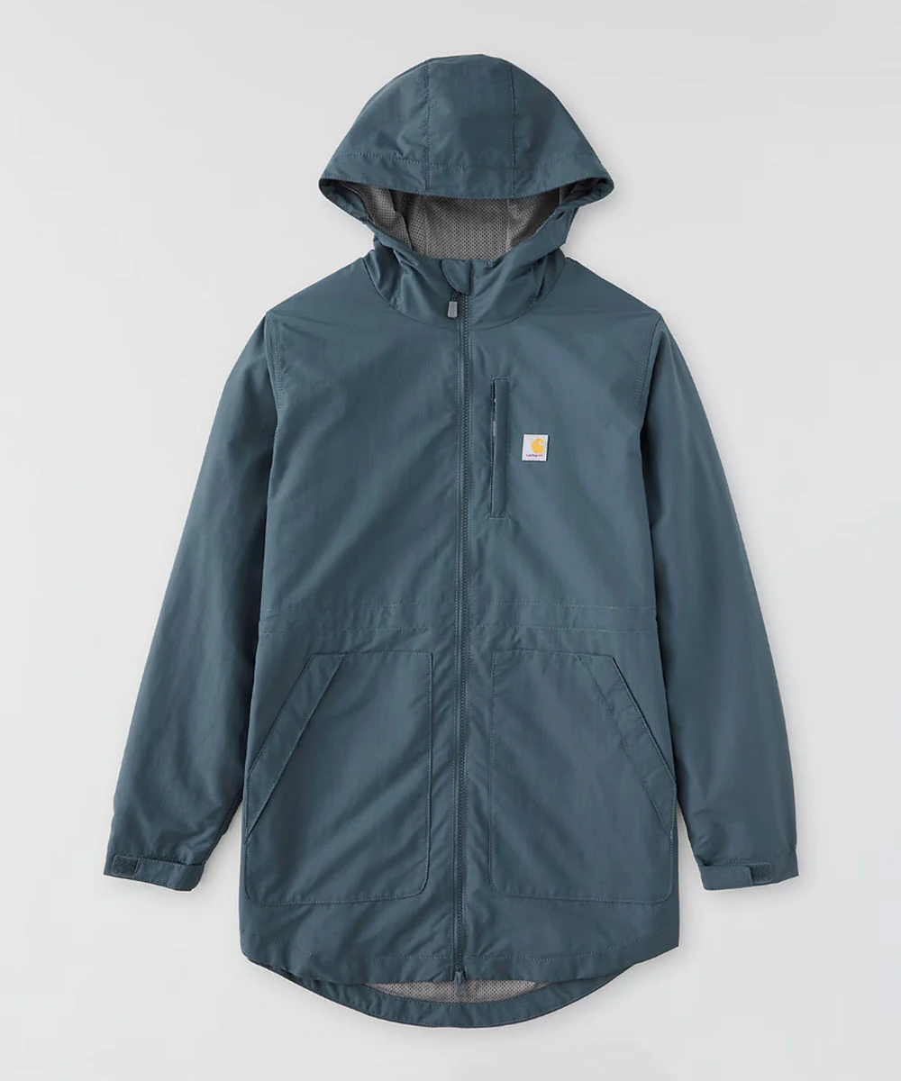 Carhartt Women's Rockford Rain Jacket - Iron Blue - Image 3