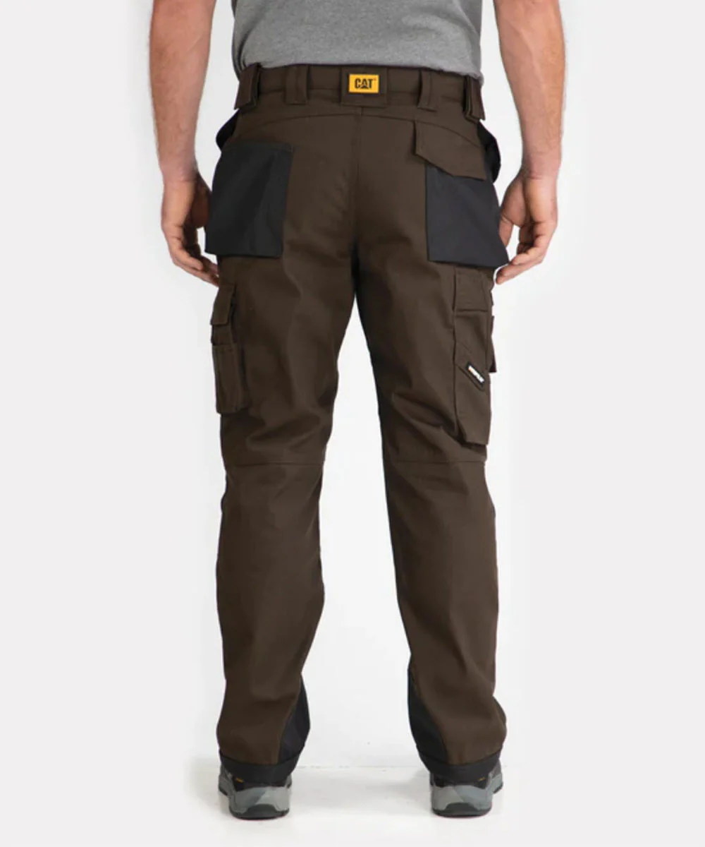Caterpillar Trademark Trousers (with holster pockets) - Dark Earth - Image 4