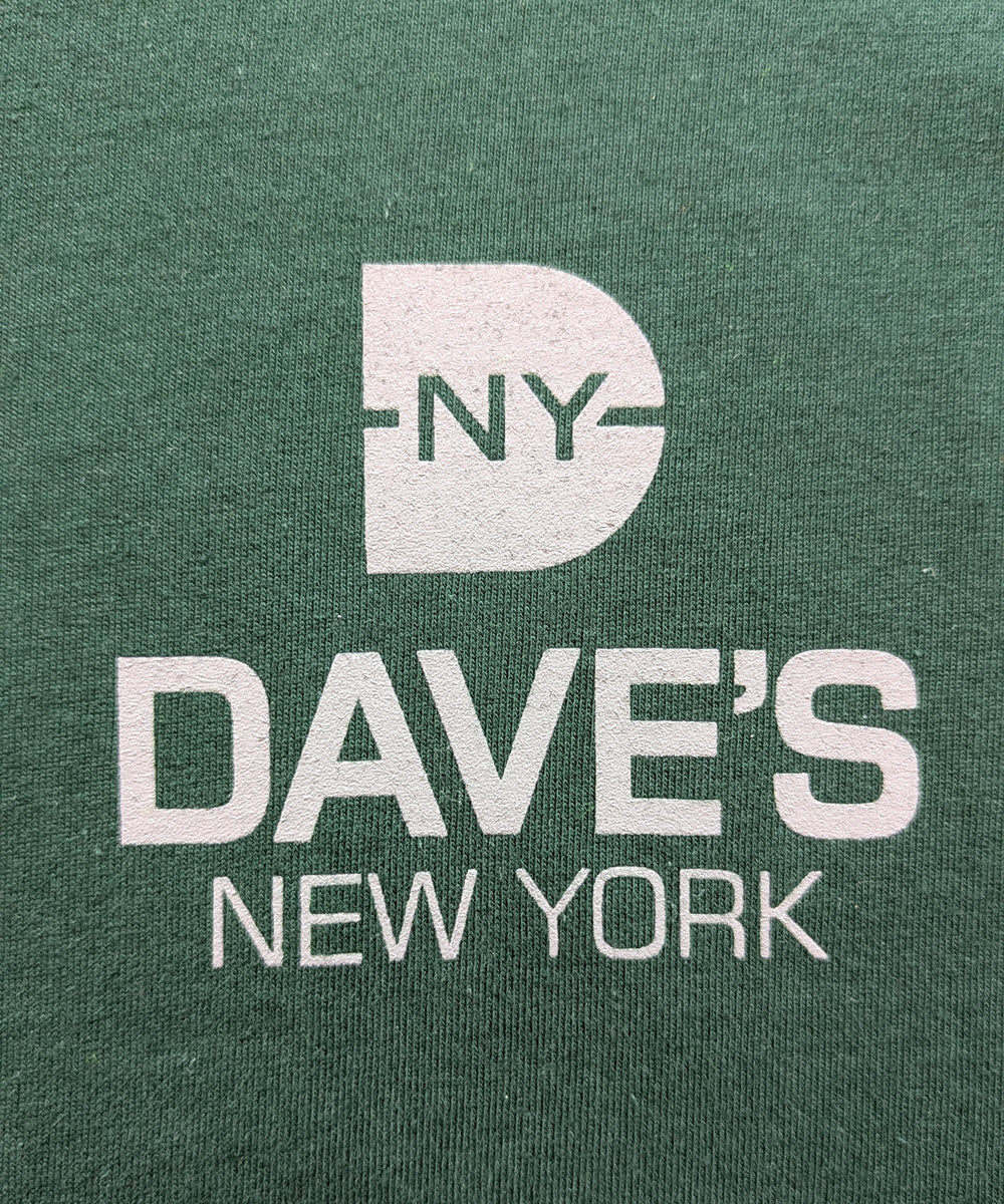 Dave's New York 'Built for' T-shirt - Forest Green - Image 3