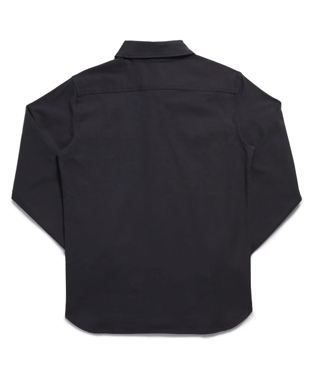 Dave's New York Everyday Canvas Long Sleeve Shirt - Grey - Image 2