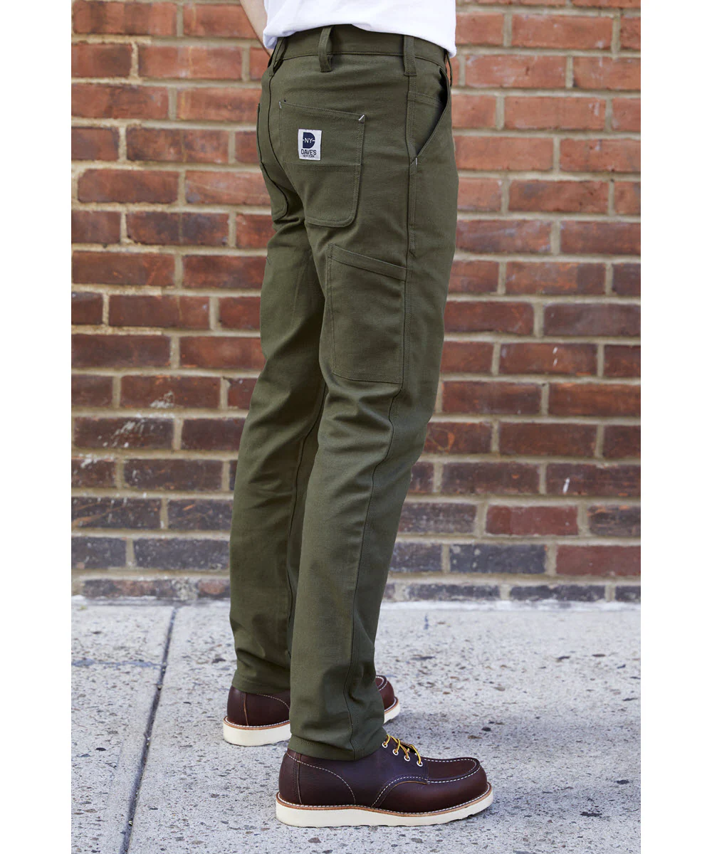 Dave's New York Everyday Canvas Pants - Olive - Image 4