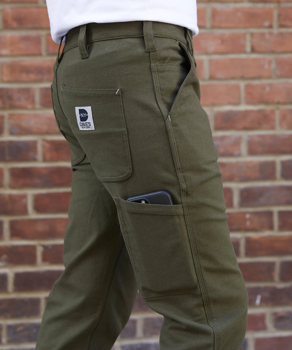 Dave's New York Everyday Canvas Pants - Olive - Image 5