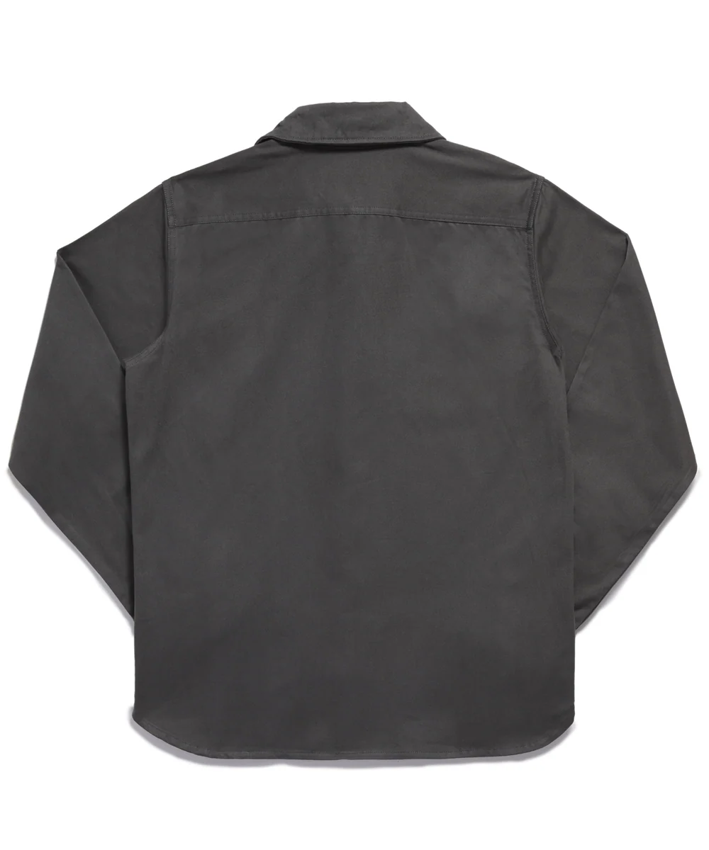 Dave's New York Everyday Flannel Long Sleeve Shirt - Charcoal - Image 2