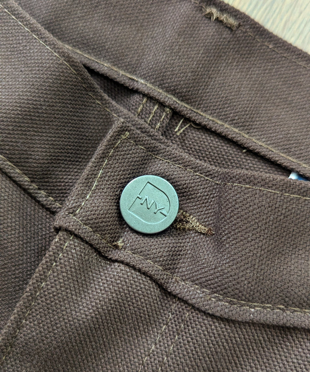 Dave's New York Foundation Pant (Double Front) - Dark Brown - Image 6