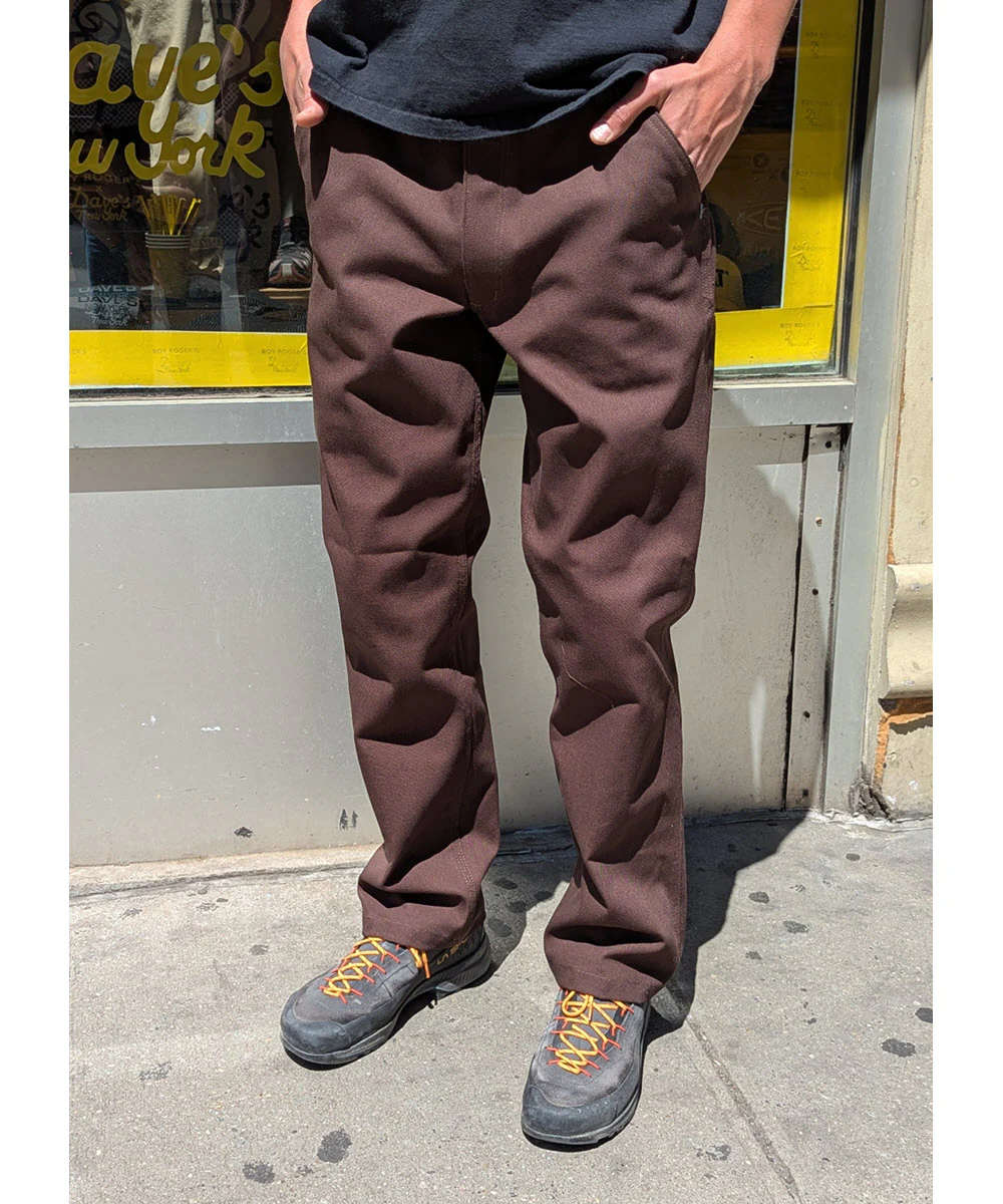 Dave's New York Foundation Pant (Single Front) - Dark Brown