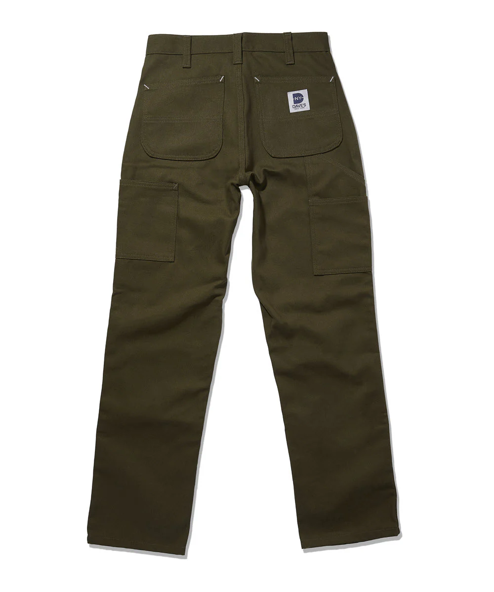 Dave's New York Foundation Pant (Double Front) - Olive - Image 2