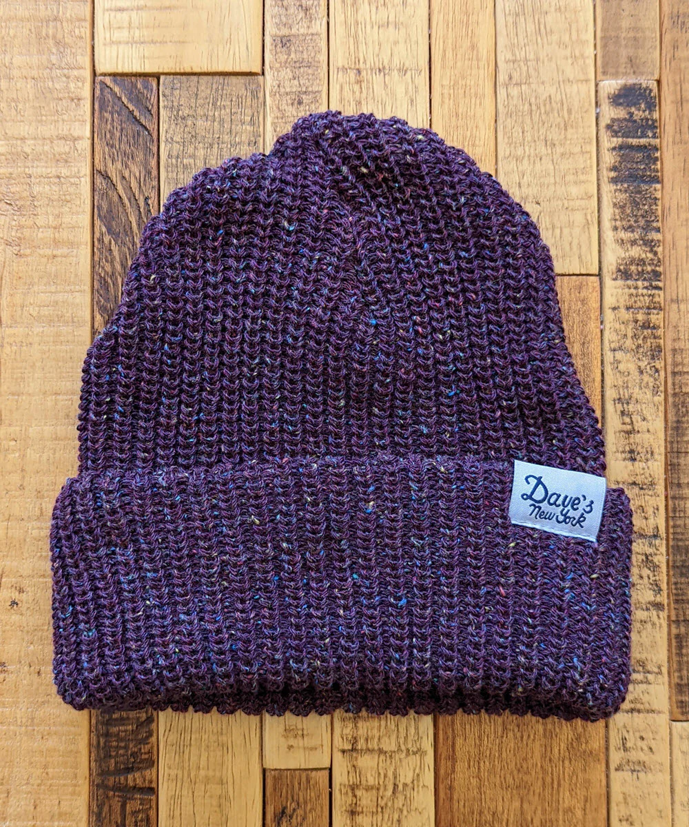Dave's New York Lumberjack Beanie - Port Speckled