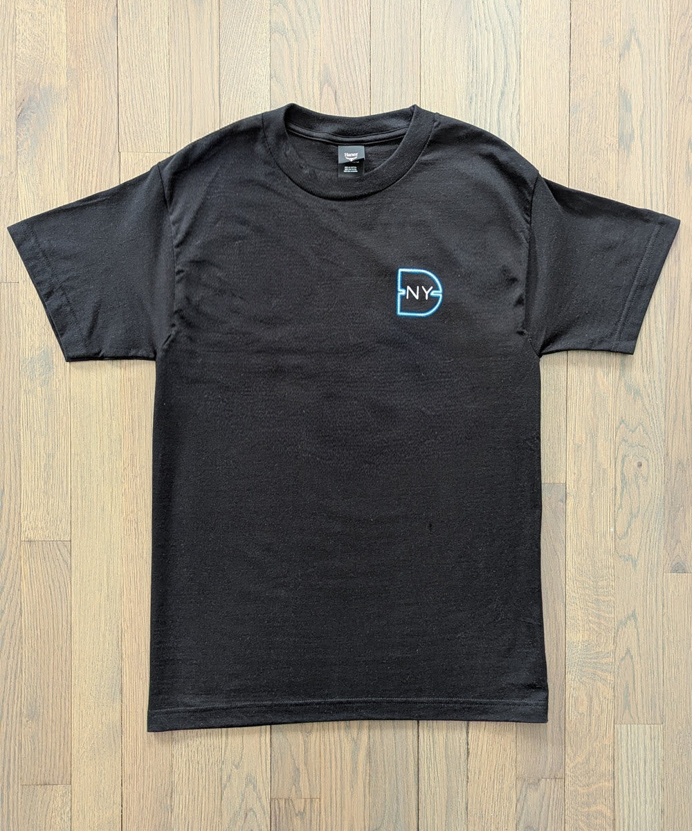 Dave's New York Neon Short Sleeve T-shirt - Black - Image 3