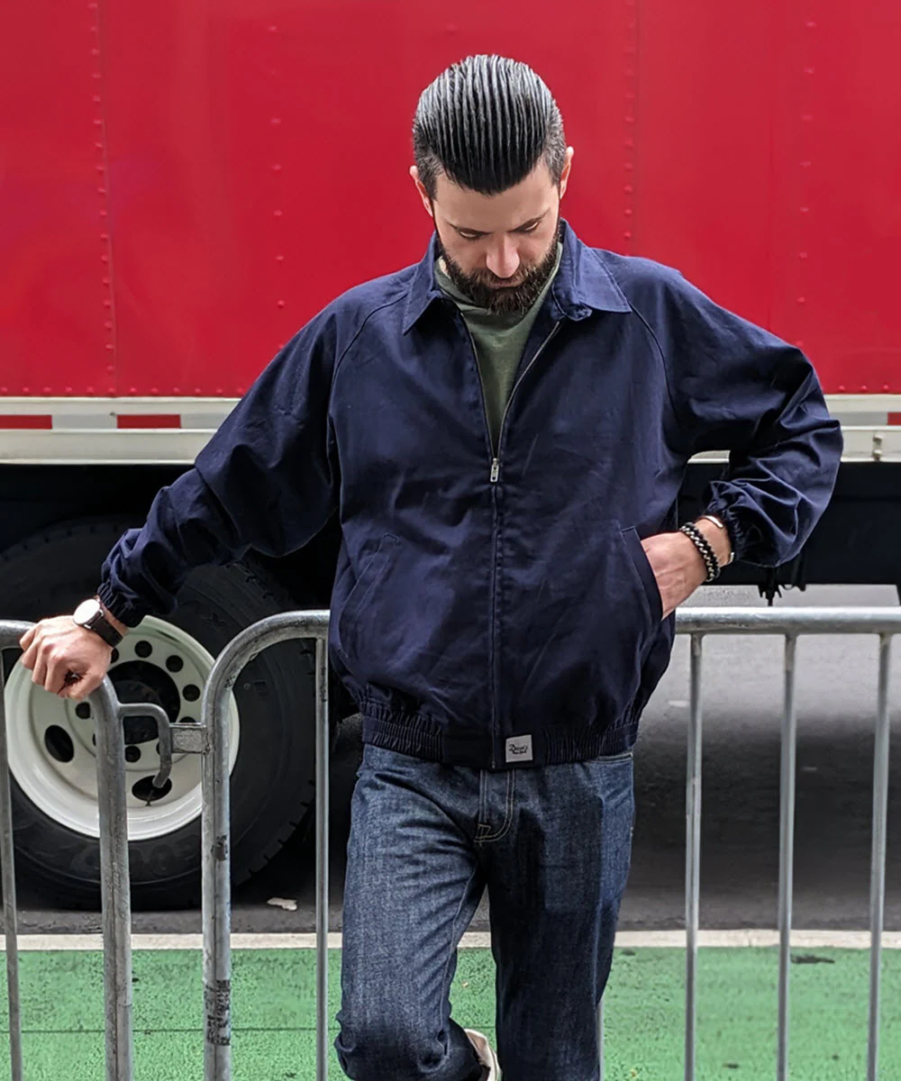Dave's New York Service Twill Jacket - Navy