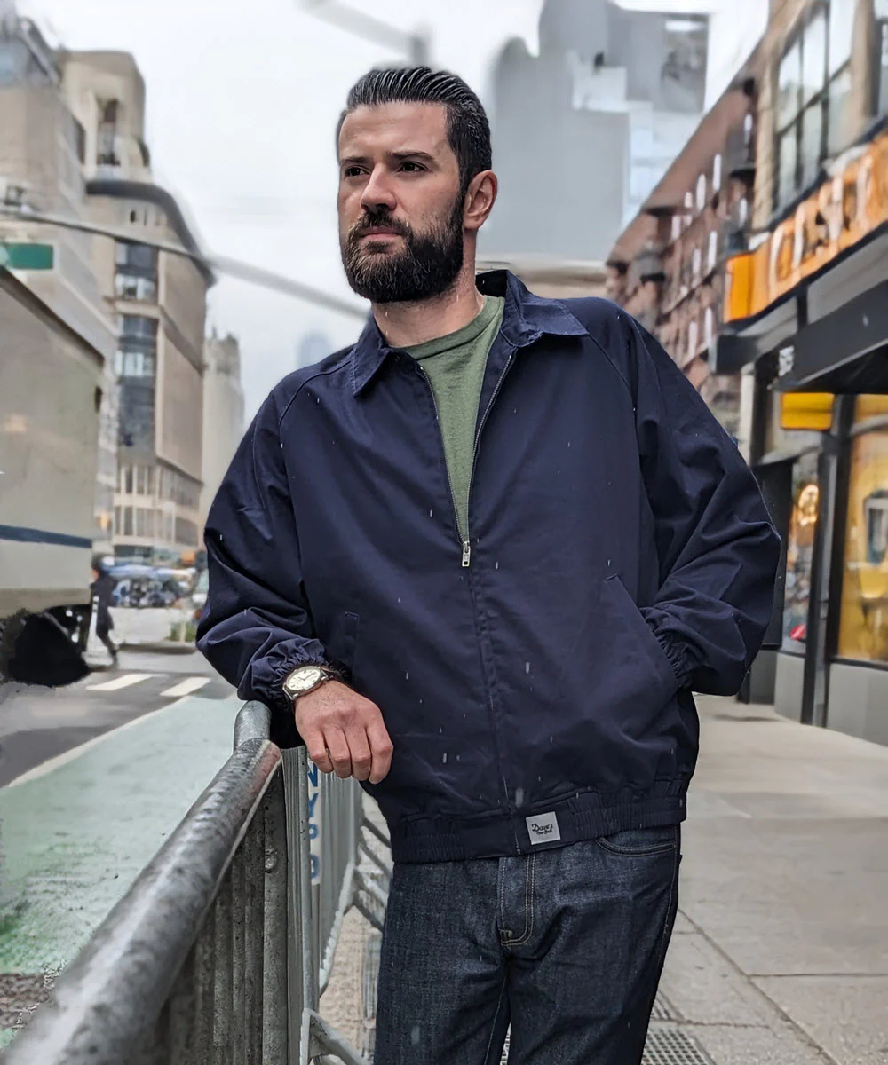 Dave's New York Service Twill Jacket - Navy - Image 3