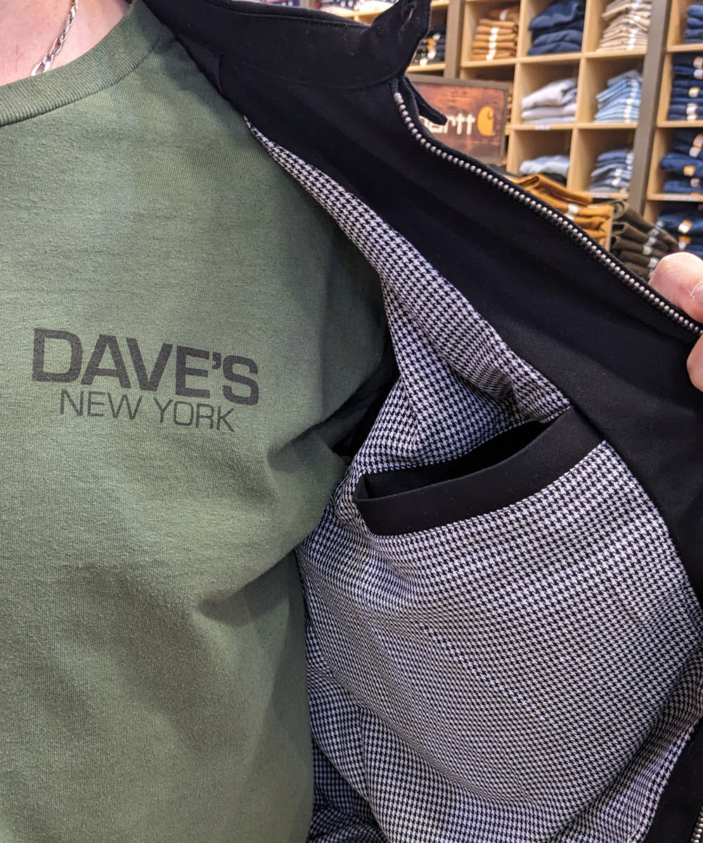 Dave's New York Service Twill Jacket - Black - Image 6