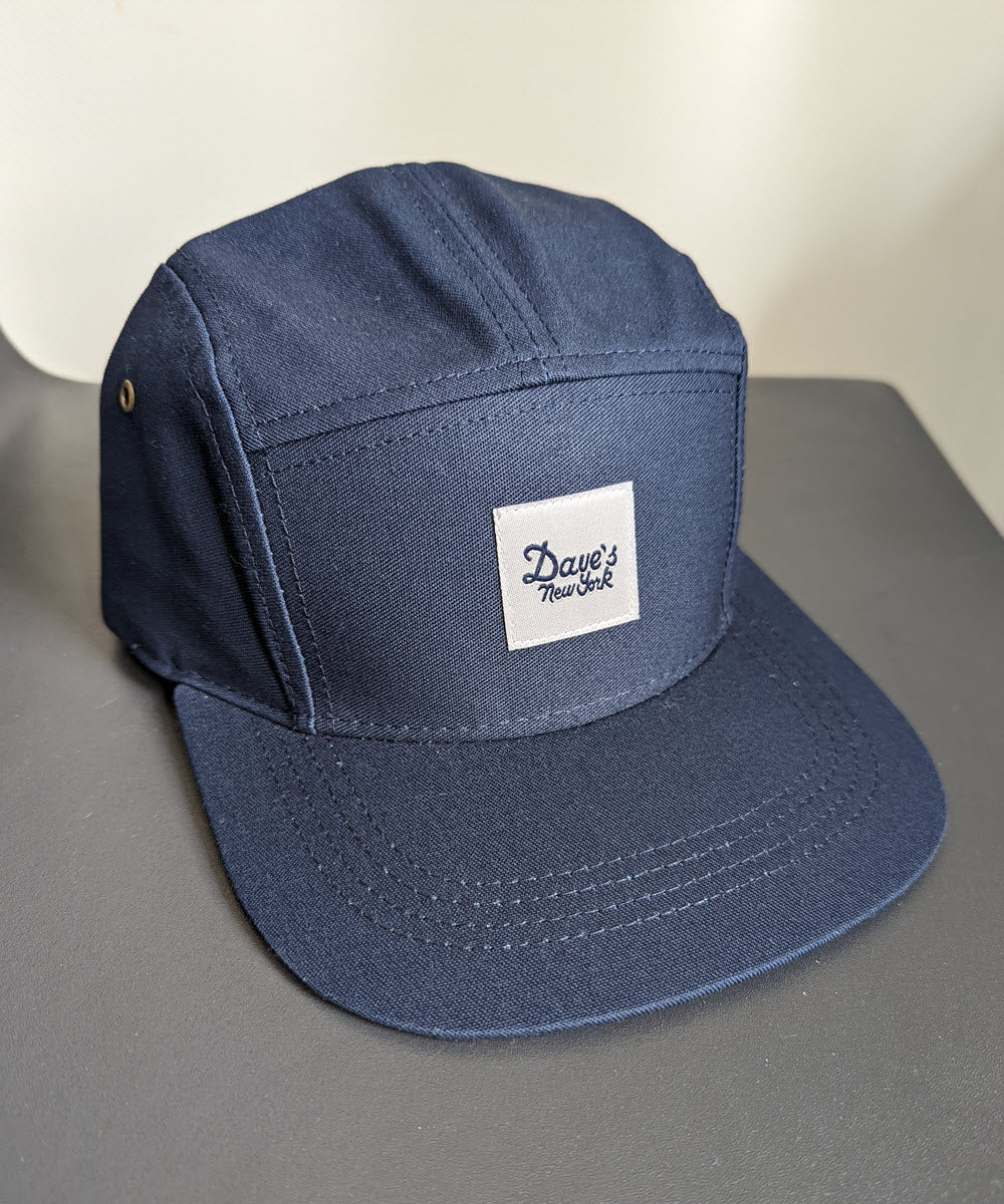 Dave's New York Vintage Logo 5-Panel Cap - Navy