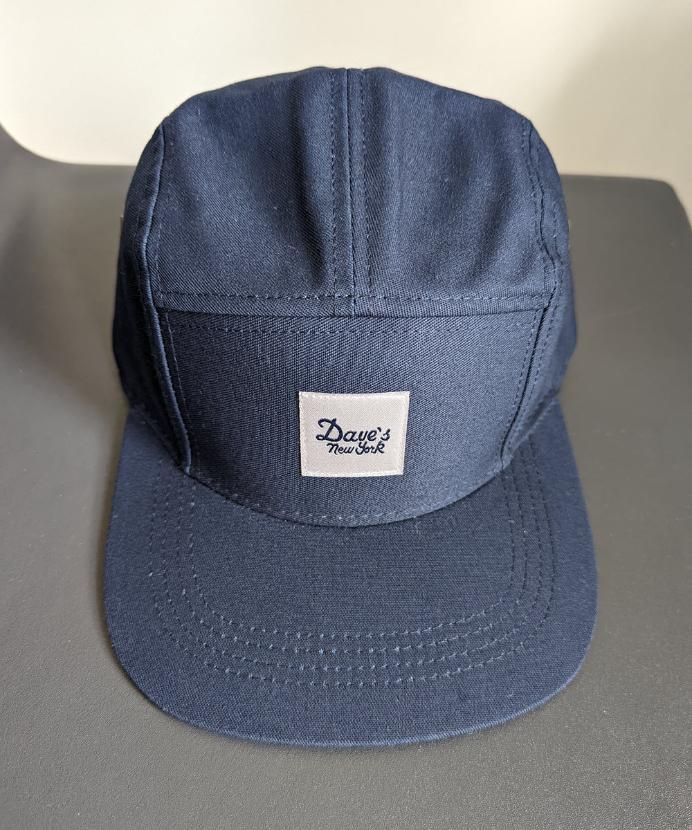 Dave's New York Vintage Logo 5-Panel Cap - Navy - Image 2